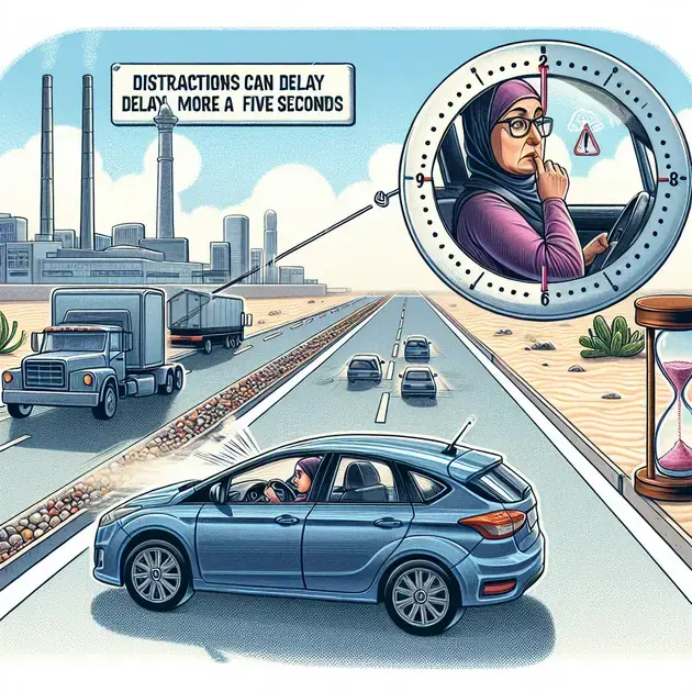 Distractions significantly delay remote drivers' reaction time Distractions significantly delay remote drivers' reaction time