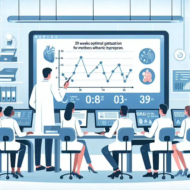 Delivery timing in mothers with chronic hypertension