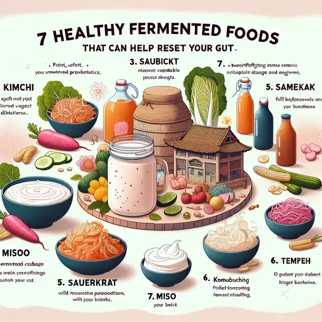 Reset your gut with these 7 healthy fermented foods Reset your gut with these 7 healthy fermented foods