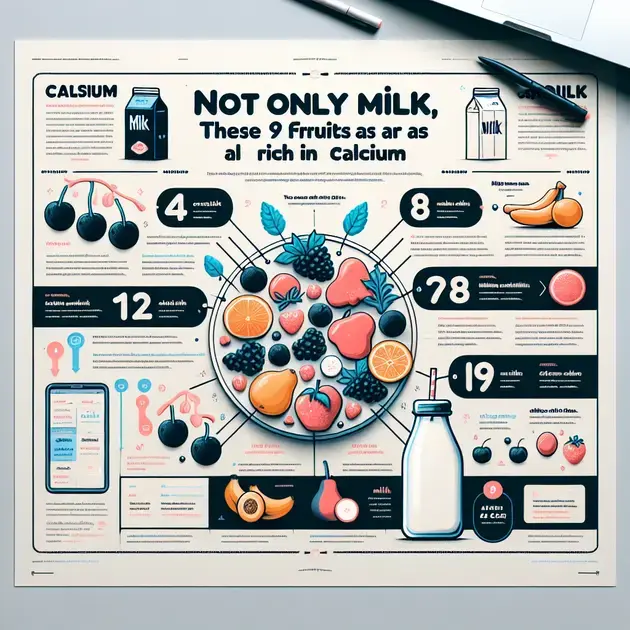 Not only milk, these 9 fruits are also rich in calcium Not only milk, these 9 fruits are also rich in calcium